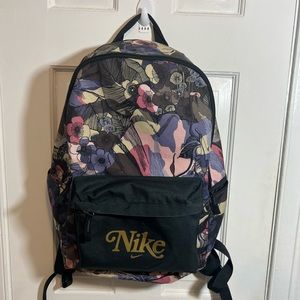 NIKE Floral Backpack